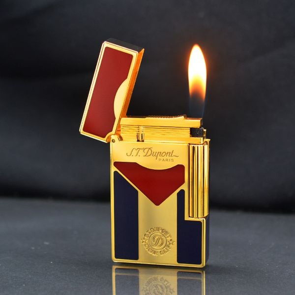 Bật Lửa ST Dupont Sơn Mài Chủ Đề Quốc Kỳ Cuba D48