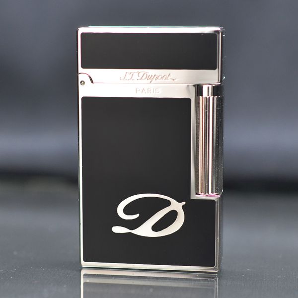 Dupont Hồng Kông Sơn Mài Đen Họa Tiết Chữ D D18