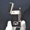 Bật lửa ST Dupont đen chữ D vàng D18V