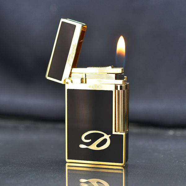 Dupont Hồng Kông Sơn Mài Đen Họa Tiết Chữ D D18