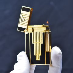 Bật lửa ST Dupont Sơn Mài Hình Tháp Ngược D79