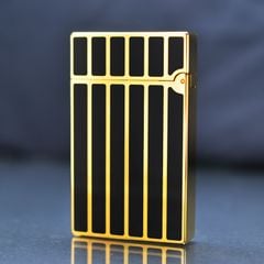 Bật lửa Dupont kẻ dọc sơn mài D84