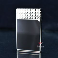 Bật lửa ST Dupont sơn mài nắp vân vuông  D179