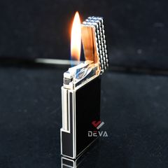 Bật lửa ST Dupont sơn mài nắp vân vuông  D179