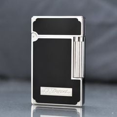 Bật lửa ST Dupont sơn mài đen viền vàng D125