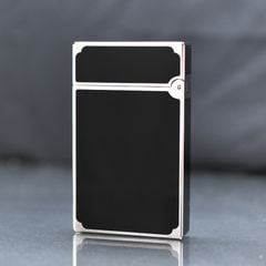 Bật lửa ST Dupont sơn mài đen viền vàng D125