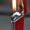 Bật lửa Dupont sơn mài đỏ hình ngựa D172