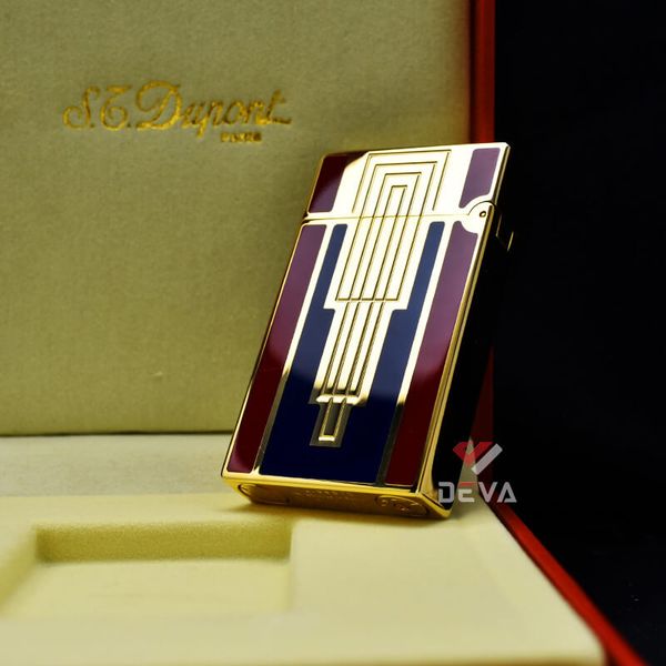 Bật lửa ST Dupont Sơn Mài Hình Tháp Ngược D79