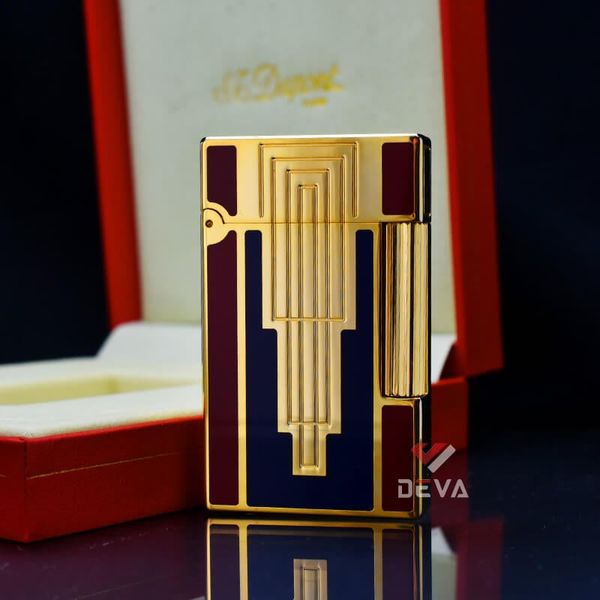 Bật lửa ST Dupont Sơn Mài Hình Tháp Ngược D79