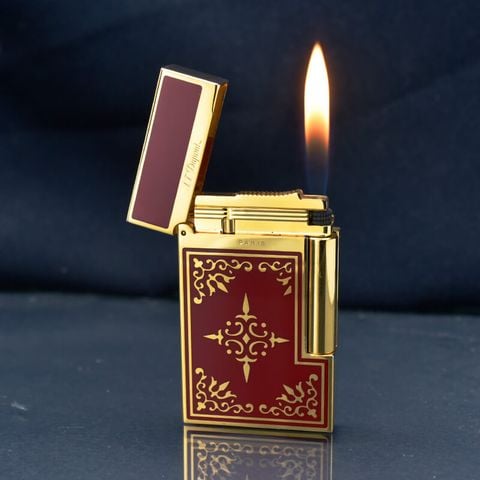 Bật lửa dupont sơn mài hoa văn D91