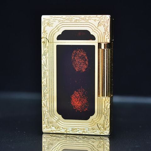 Bật lửa dupont hoa văn xung quanh D35