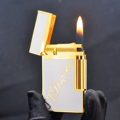 Dupont trắng chữ vàng chéo D155