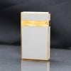 Bật lửa ST Dupont sơn mài trắng viền mạ vàng D135
