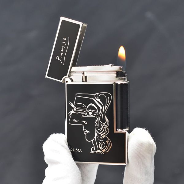 Bật Lửa ST Dupont Sơn Mài Chân Dung D193