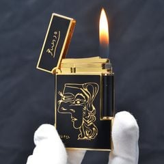 Bật Lửa ST Dupont Sơn Mài Chân Dung D193