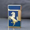 Bật lửa ST Dupont Sơn mài  Hình Con Ngựa Viền Vàng D165