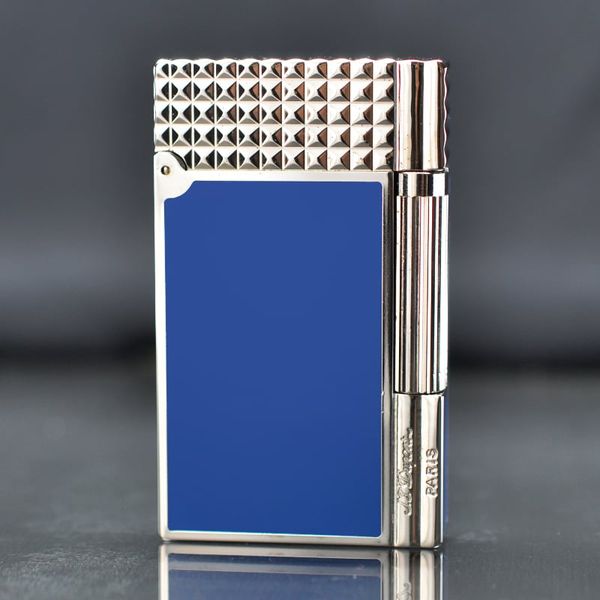 Bật lửa ST Dupont Hong Kong sơn mài nắp kẻ ô vuông D168