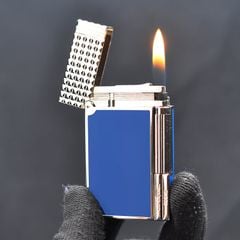 Bật lửa ST Dupont Hong Kong sơn mài nắp kẻ ô vuông D168