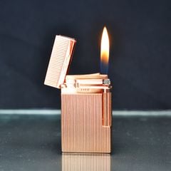 Dupont Hồng Kông Họa Tiết Kẻ Dọc Vân Sóng Nổi D68