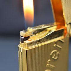 Dupont kẻ sọc Chữ Supper nổi D185