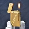 Bật lửa ST Dupont kẻ sọc Chữ Supper nổi D185