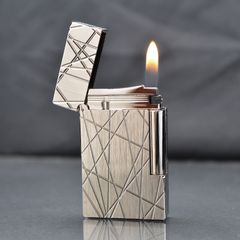 Bật lửa ST Dupont kẻ chìm chéo Độc Lạ D186