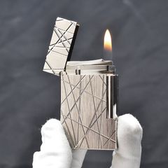 Bật lửa ST Dupont kẻ chìm chéo Độc Lạ D186