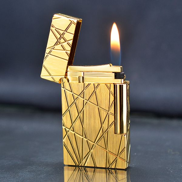 Bật lửa ST Dupont kẻ chìm chéo Độc Lạ D186