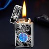 Bật lửa xăng cảm ứng điện từ bình trong suốt 8823