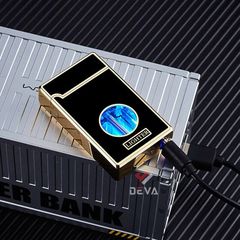 Bật lửa xăng cảm ứng điện từ bình trong suốt 8823