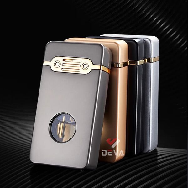 Bật lửa xăng cảm ứng điện tử bình trong suốt HT-2315