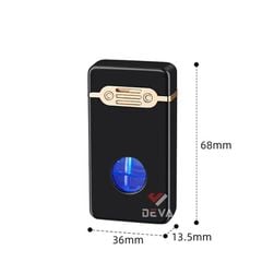 Bật lửa xăng cảm ứng điện tử bình trong suốt HT-2315