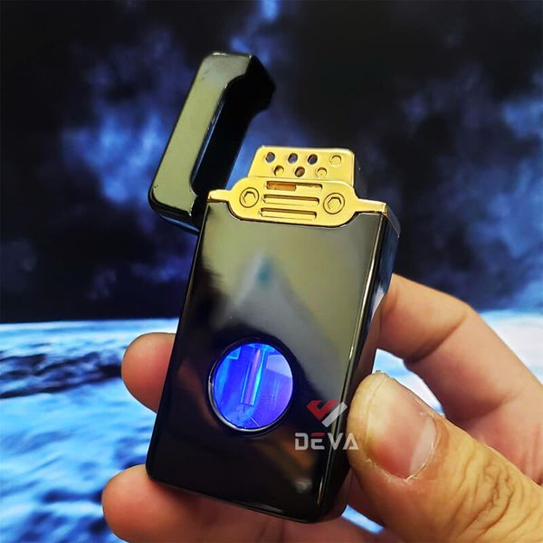 Bật lửa xăng cảm ứng điện tử bình trong suốt HT-2315