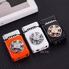 Bật lửa xăng cảm ứng điện tử bánh xe xoay HT9012