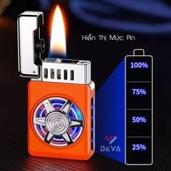 Bật lửa xăng cảm ứng điện tử bánh xe xoay HT9012
