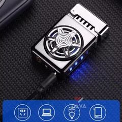 Bật lửa xăng cảm ứng điện tử bánh xe xoay HT9012