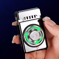 Bật lửa xăng cảm ứng điện tử bánh xe xoay HT9012