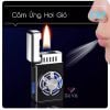 Bật lửa xăng cảm ứng điện tử bánh xe xoay HT9012
