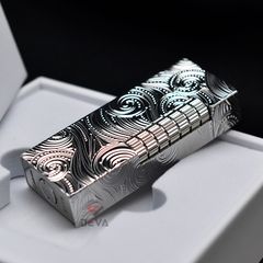 Bật lửa xăng đá Calories Vân Nổi Hoa Văn Xoán Ốc 3D CL07