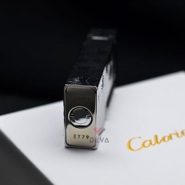 Bật lửa xăng đá Calories Vân Nổi Hoa Văn Xoán Ốc 3D CL07