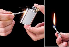 Mẫu bật lửa kèm diêm xăng Chief CF210