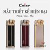 Bật lửa xăng đá chính hãng Chief nắp chụp dáng mỏng CF316