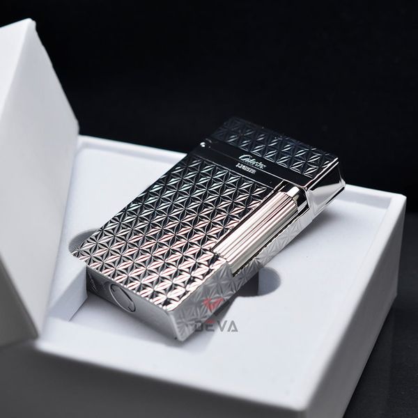 Bật Lửa Xăng Đá Calories Hoa Văn Nổi Tam Giác 3D CL-X01