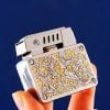 Bật lửa xăng đá Chief 2 bấc đánh lửa tự động CF707