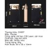 Bật lửa xăng đá chính hãng Chief cần gạt ốp da 2 mặt CF708
