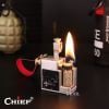 Bật lửa xăng đá chính hãng Chief móc khoá treo độc đáo CF 715