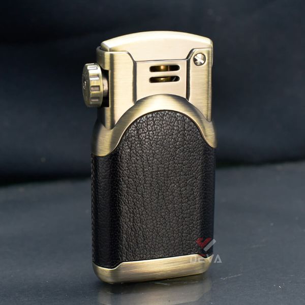 Bật lửa xăng đá Honest bọc da đính đá BCZ 786