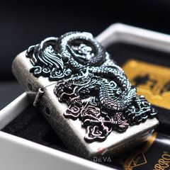 Bật lửa chính hãng Zorro Ốp Tượng Rồng Nổi 3D Z91723