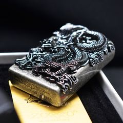 Bật lửa chính hãng Zorro Ốp Tượng Rồng Nổi 3D Z91723