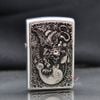 Bật lửa xăng đá Zorro Gắn Emblem 3D Tỳ Hưu May Mắn Z001